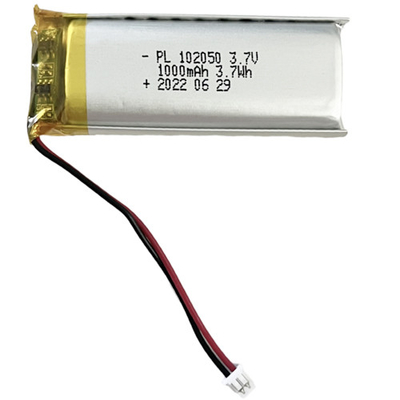 batterie rechargeable 102050 de polymère de lithium de 3.7V 1000mAh pour des produits de beauté