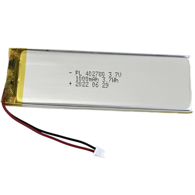 batterie rechargeable 402780 de polymère de lithium de 3.7V 1000mAh pour la boîte de remplissage d'atomiseur