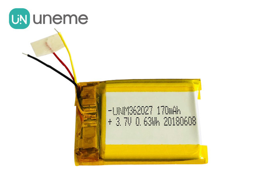 Batteries faites sur commande argentées de 3.7V 170mAh pour le dispositif médical d'imprimante portative